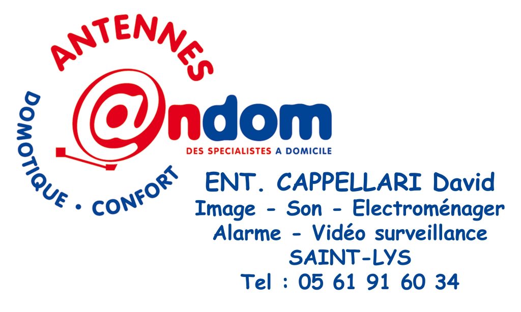 Logo andom et coordonnée Cappellari David